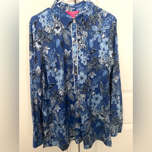 NWT Lilly Pulitzer Giavana UPF 50+ Tunic Size L - Picture 4 of 16